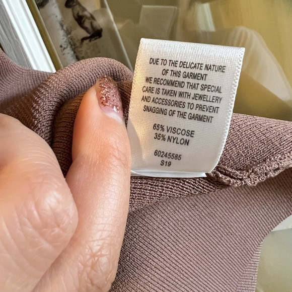 Brand new Witchery knit two pieces co-ord set chocolate/tan color - Picture 8 of 8